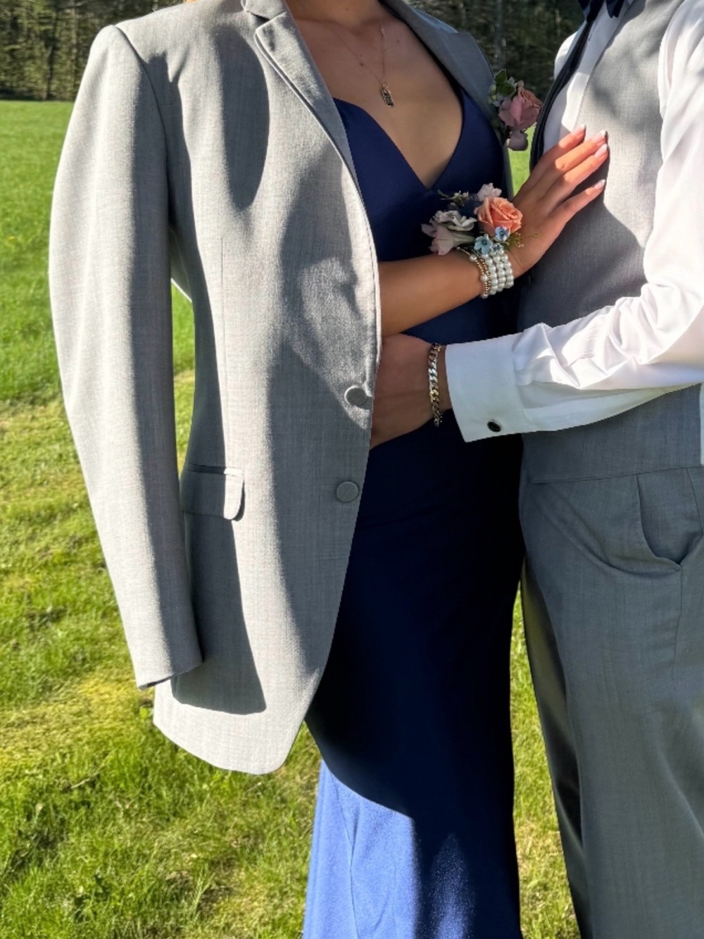 Atria Navy Blue Prom Dress